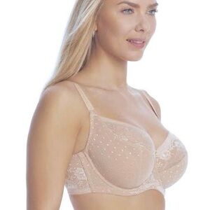 Panache Olivia Underwire Balconette Bra light pink/nude UK 32G US 32I like new